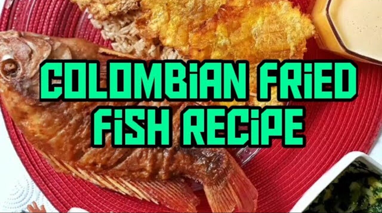 Colombia Women Fried Whole Fish Recipe (2024) International Interracial Couple