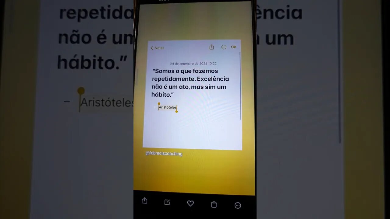 O hábito da excelência