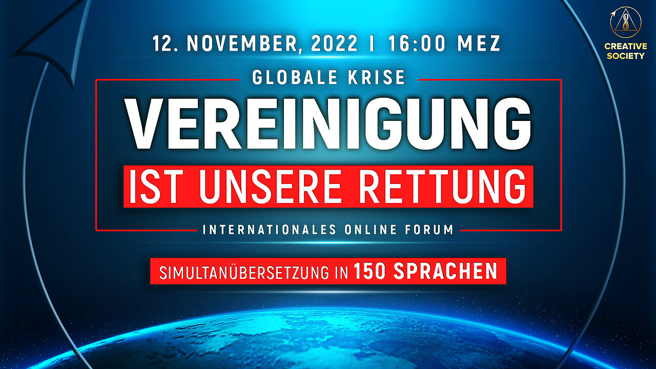 Globale Krise. Vereinigung ist unsere Rettung | Internat. Online Forum 12.11.2022