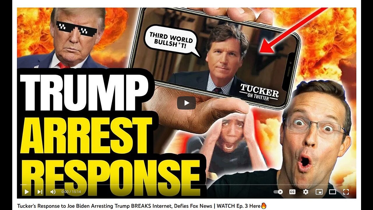 Tucker’s Response to Joe Biden Arresting Trump BREAKS Internet, Defies Fox News 15 min