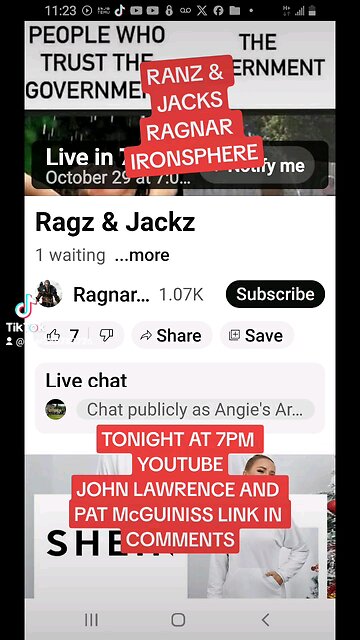 TONIGHT 7PM YOUTUBE NATIONAL HOUSING PARTY UK JOHN LAWRENCE AND PAT MCGUINISS WITH RAGZ AND JACKZ