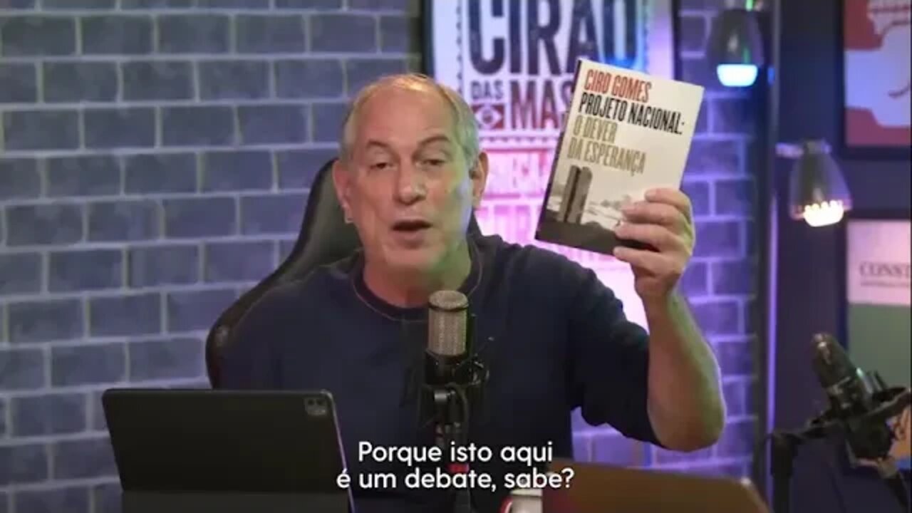 Porque as pesquisas eleitorais são pagas pelos bancos? Ciro argumenta sobre.