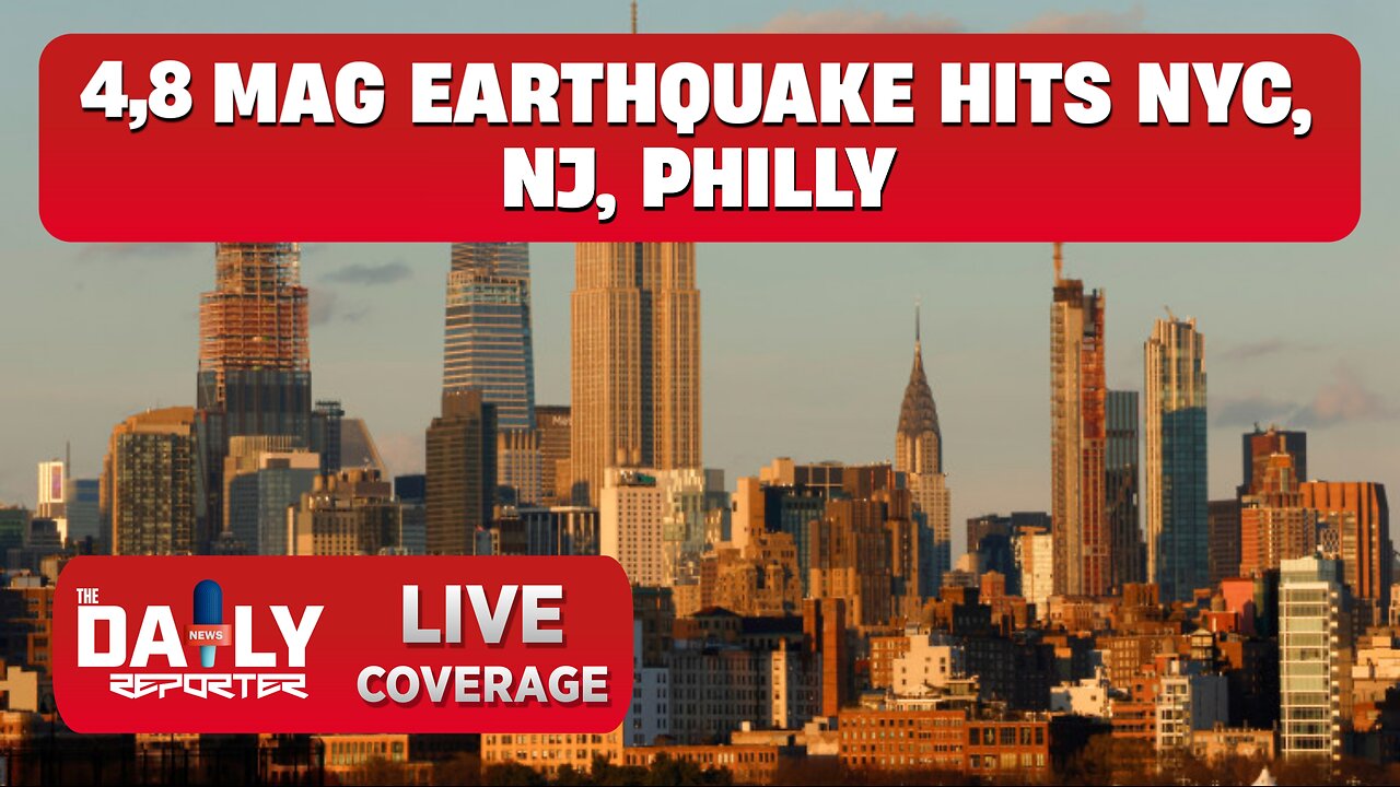 🔴LIVE: Earthquake felt in New York, New Jersey and Philadelphia