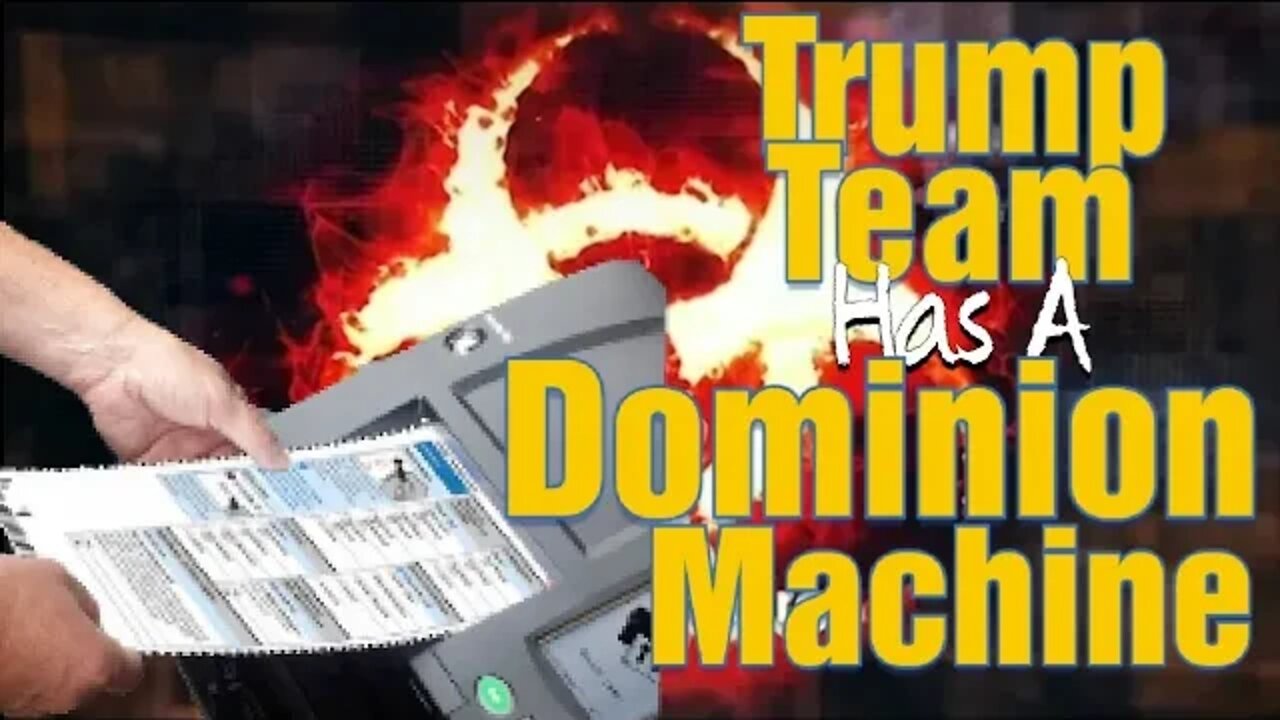 Trump Team Has A Dominion Machine from Small Georgia County - Shows Votes Flipped from Trump