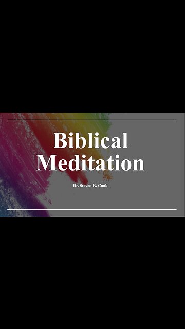 Biblical Meditation