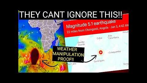 STRANGE ANOMALY APPEARS AGAIN! Earthquake Reported!!