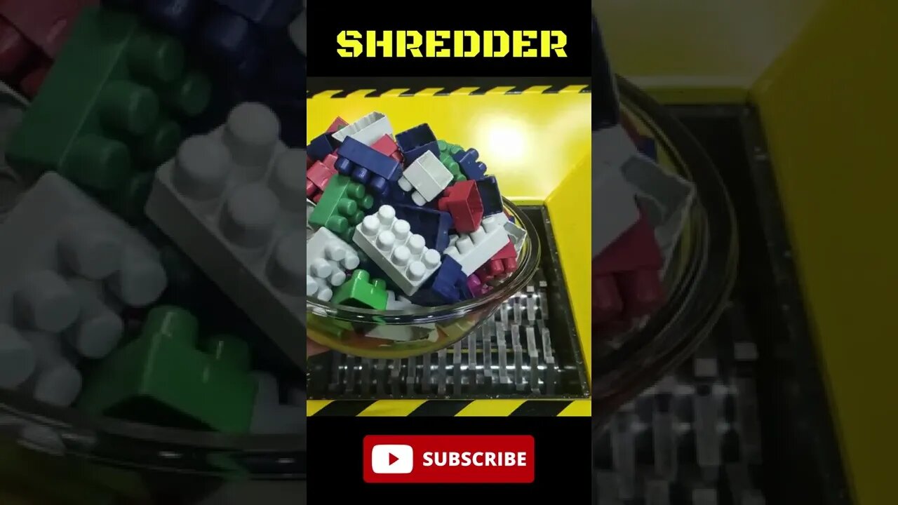 Lego VS Shredder - Testando Resistência dos Legos #Shorts