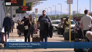 Thanksgiving travel rush at San Diego International Airport