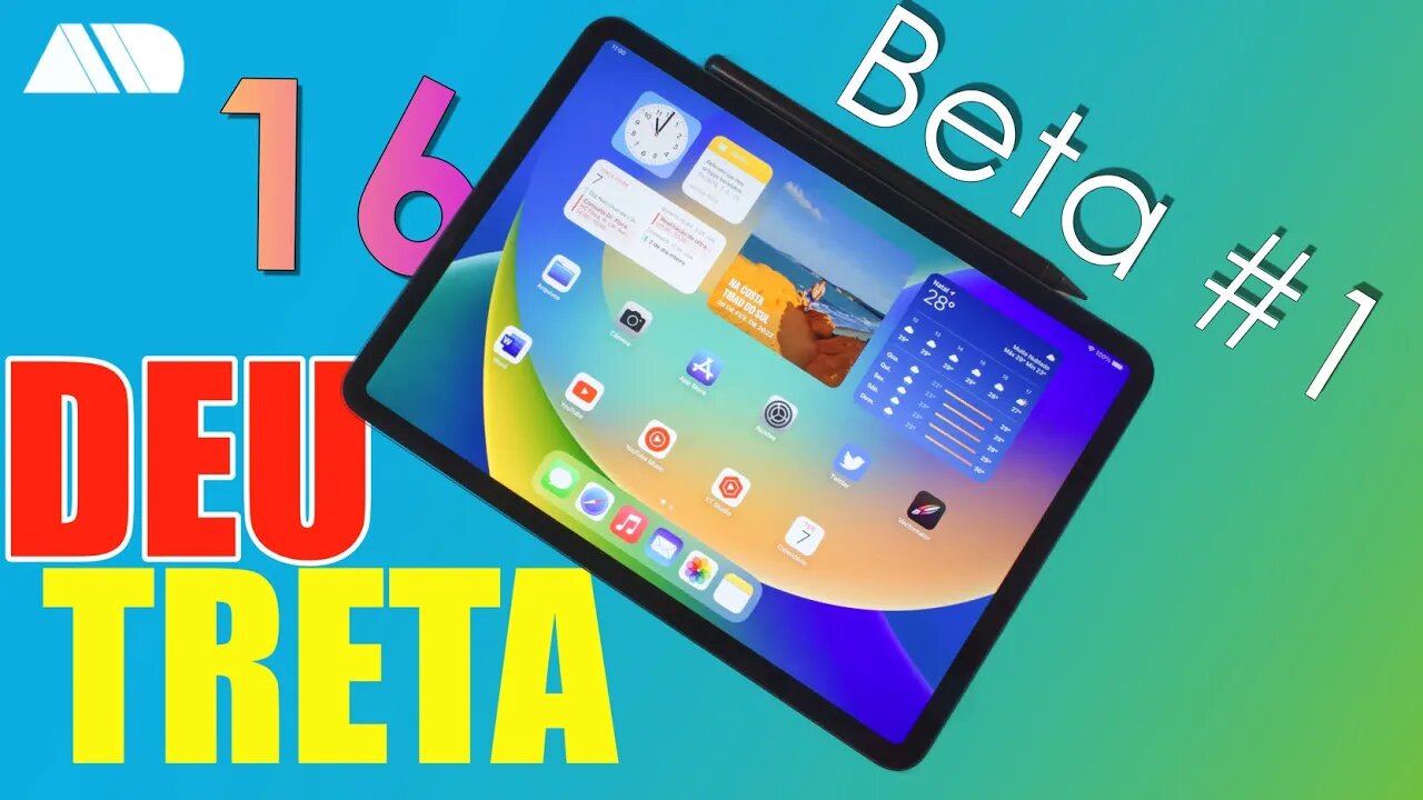 Ipad OS 16 Beta | Deu TRETA!