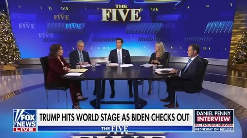 ‘The Five’: Trump hits the world stage as Biden checks out