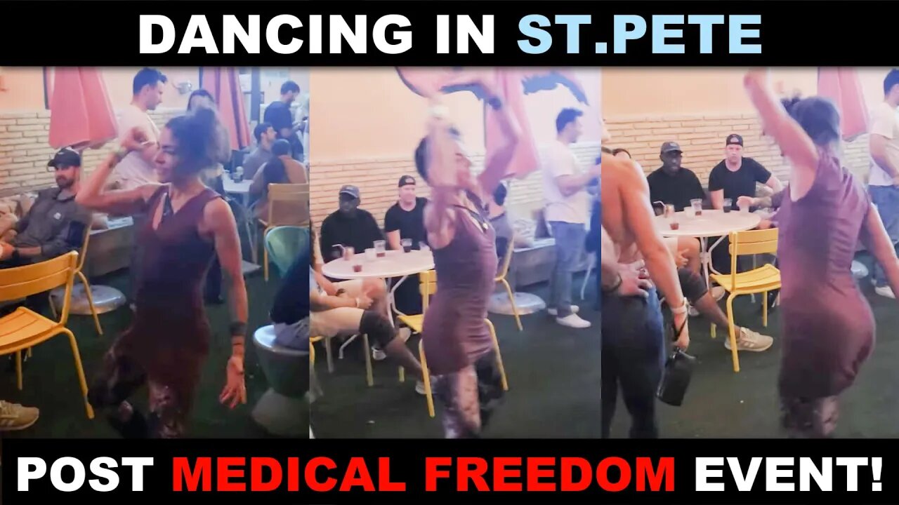 Dancing in st. Pete post medical freedom event