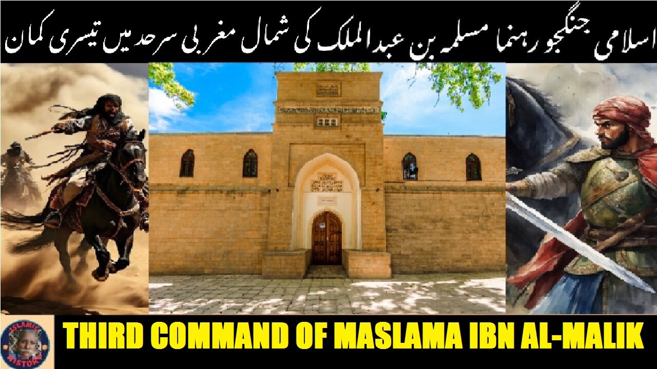 Third command in the northwestern frontier of Maslama ibn Abd al-Malik ممغربی سرحد میں تیسری کمان