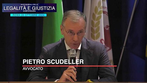 Conferenza Legalità e Giustizia, intervento dell'avv. Pietro Scudeller