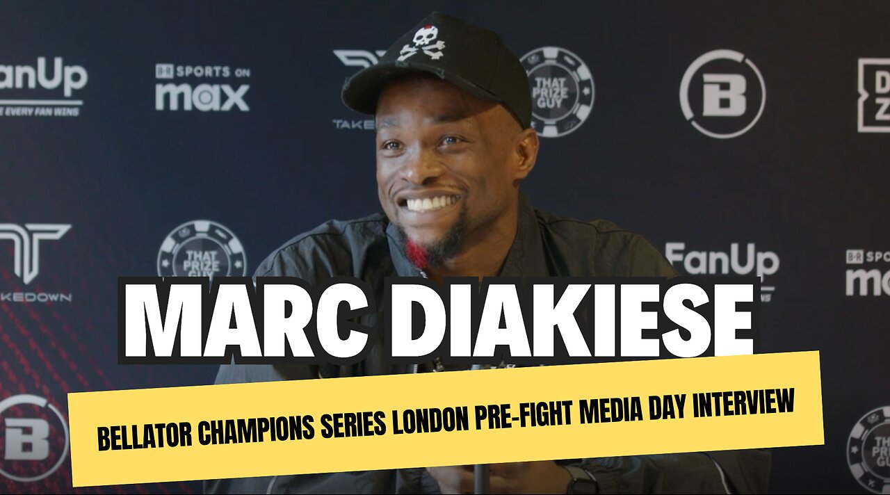 Bellator Champions Series London Pre Fight Media Day Interview With Marc Diakiese