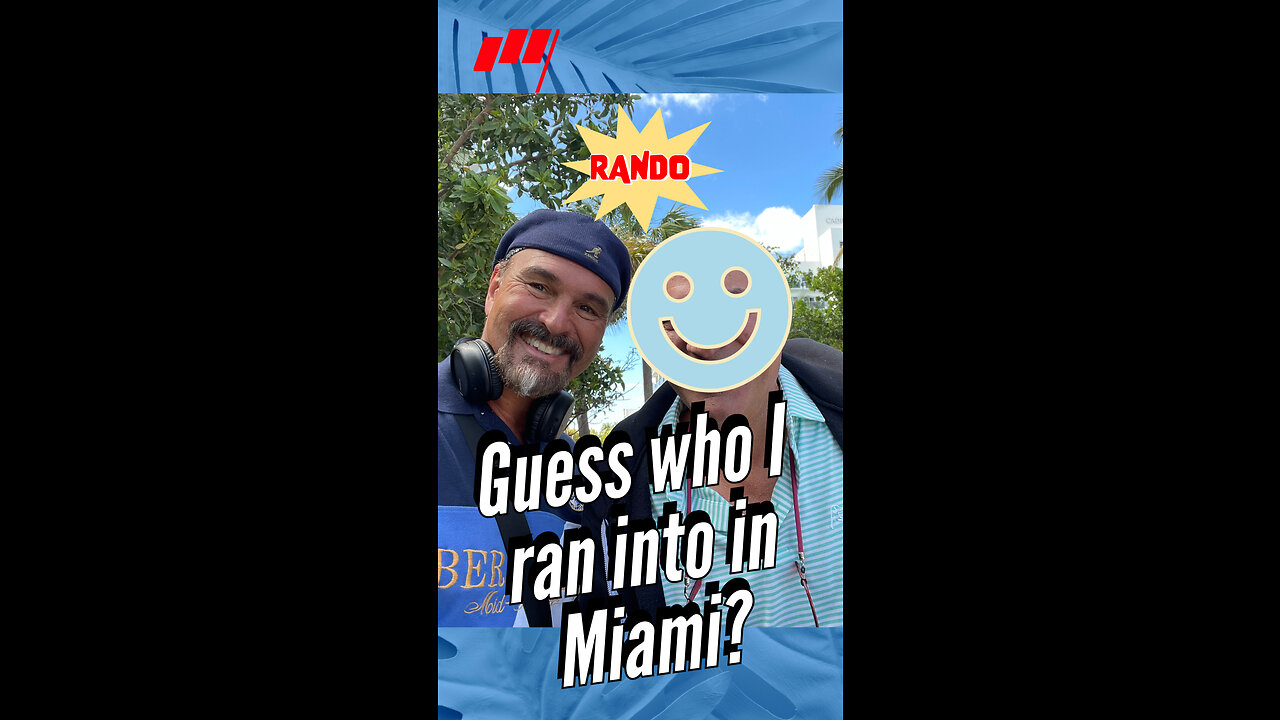 🏖️Guess who I ran into in Miami? See you on @getrevradio tonight 5pm🕔 Twitter spaces