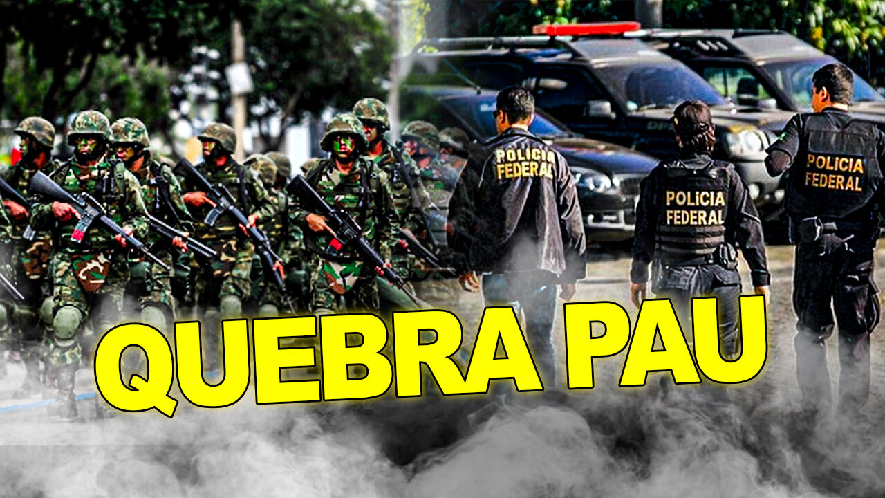 TENSÃO: "QUEBRA PAU" entre Forças Nacionais e PF
