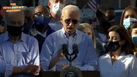 Biden: "A hundred American Americans.. have been struck by extreme weather."
