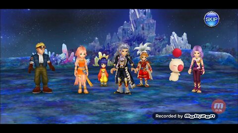 Cid Highwind, Maria, and Setzer, take on Ramuh in Ultimate Ramuh! FF: Dissidia Opera Omnia