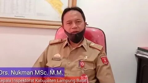 Inspektorat Kabupaten Lampung Barat Imbau Terapkan 3M Cegah Covid-19 di Perkantoran