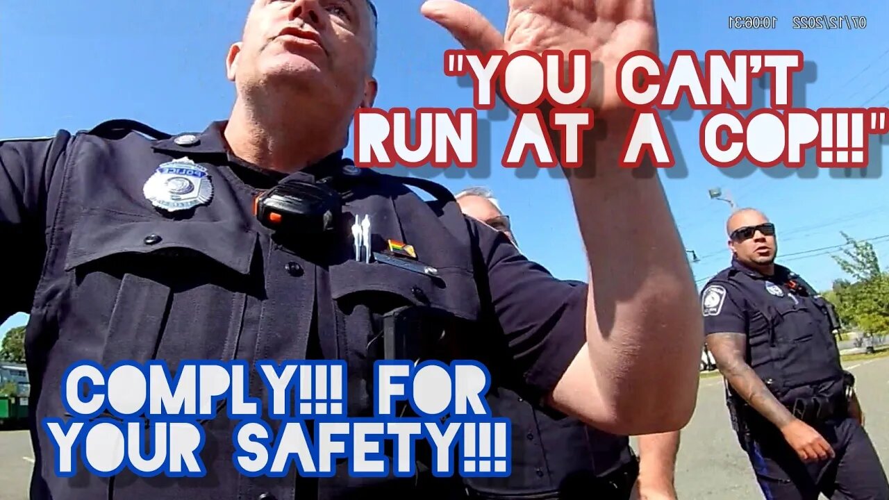 "OFF THE PROPERTY NOW!!!" UNLAWFUL ORDERS IGNORED. LT McCune GET'S EDUCATED.