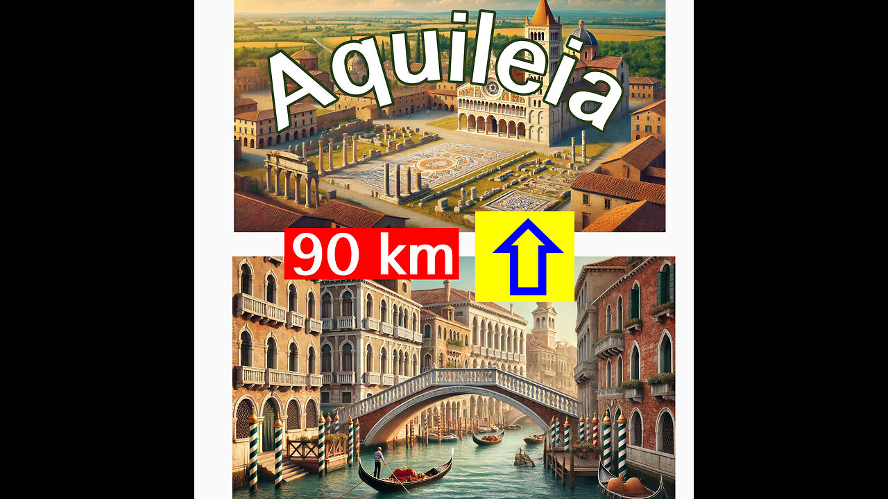 Europe From Above- hidden historical gem near Venice you must visit: the ancient Roman city Aquileia