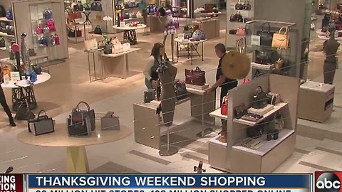 Online shopping record set this Black Friday weekend