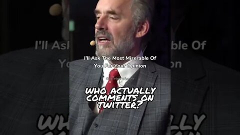 Jordan Peterson Answers the Question: Who Actually Comments on Twitter? #shorts