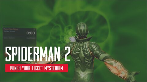 Spider Man 2 Punch Your Ticket Mysterium Side Mission