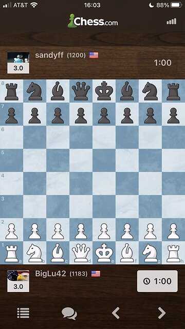 INTERMEDIATE BULLET CHESS GAMEPLAY - BigLu42 vs. Sandyff GAME #7