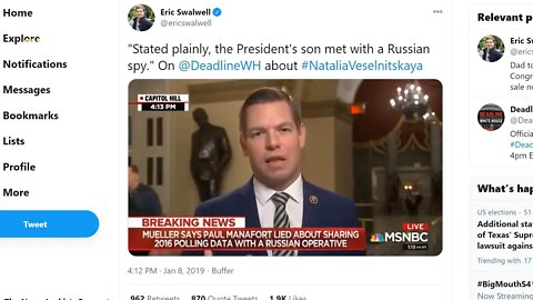 Eric Swalwell: This didn't age well...