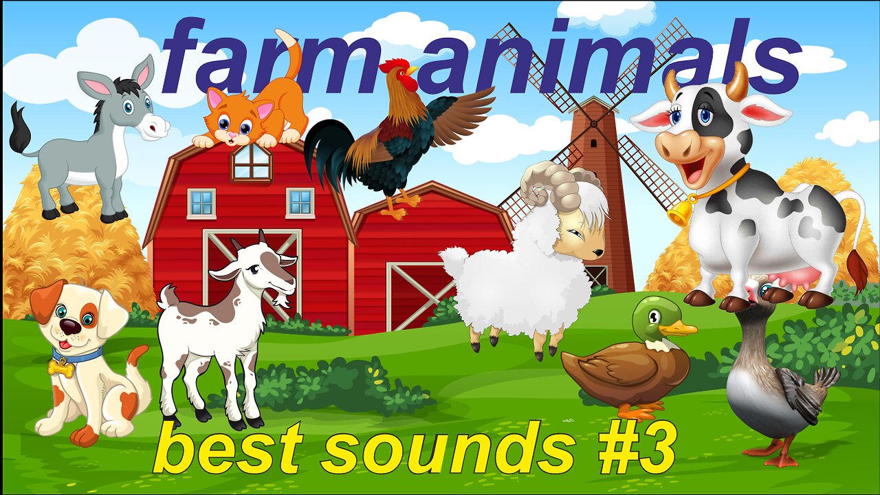 Animal Names and Sounds for Kids in English - Learn Animal Names and Sounds