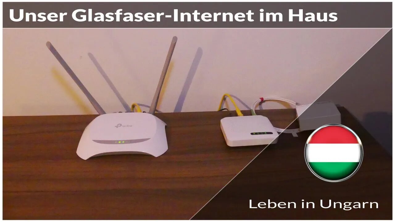 Unser Glasfaser-Internet im Haus - Leben in Ungarn