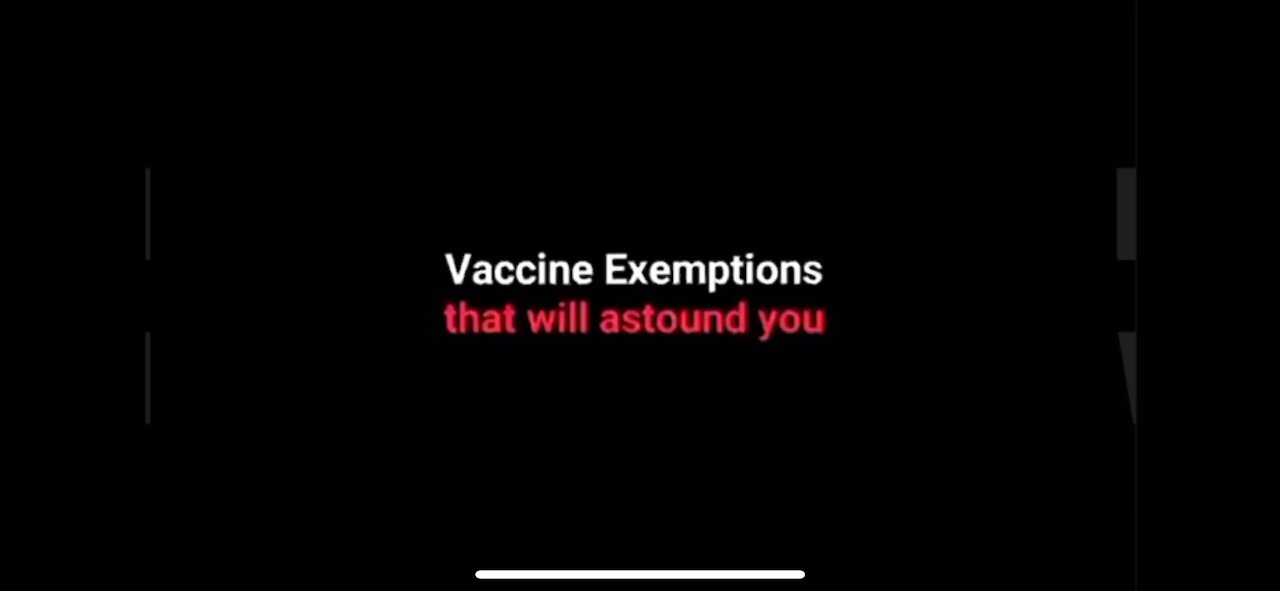 Who are exempt from taking the Covid19 vaccine?