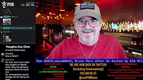 2024-03-18 15:00 EDT - The PATRIOTski Tavern: