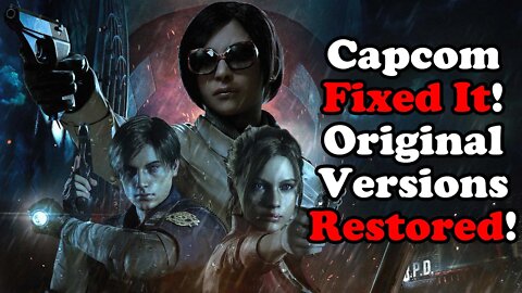 CAPCOM Did the Right Thing! Option Added to Downgrade Resident Evil 2, 3 and 7 to the Old Versions!