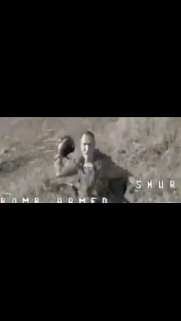 Russian soldier vs Ukrainian FPV drone