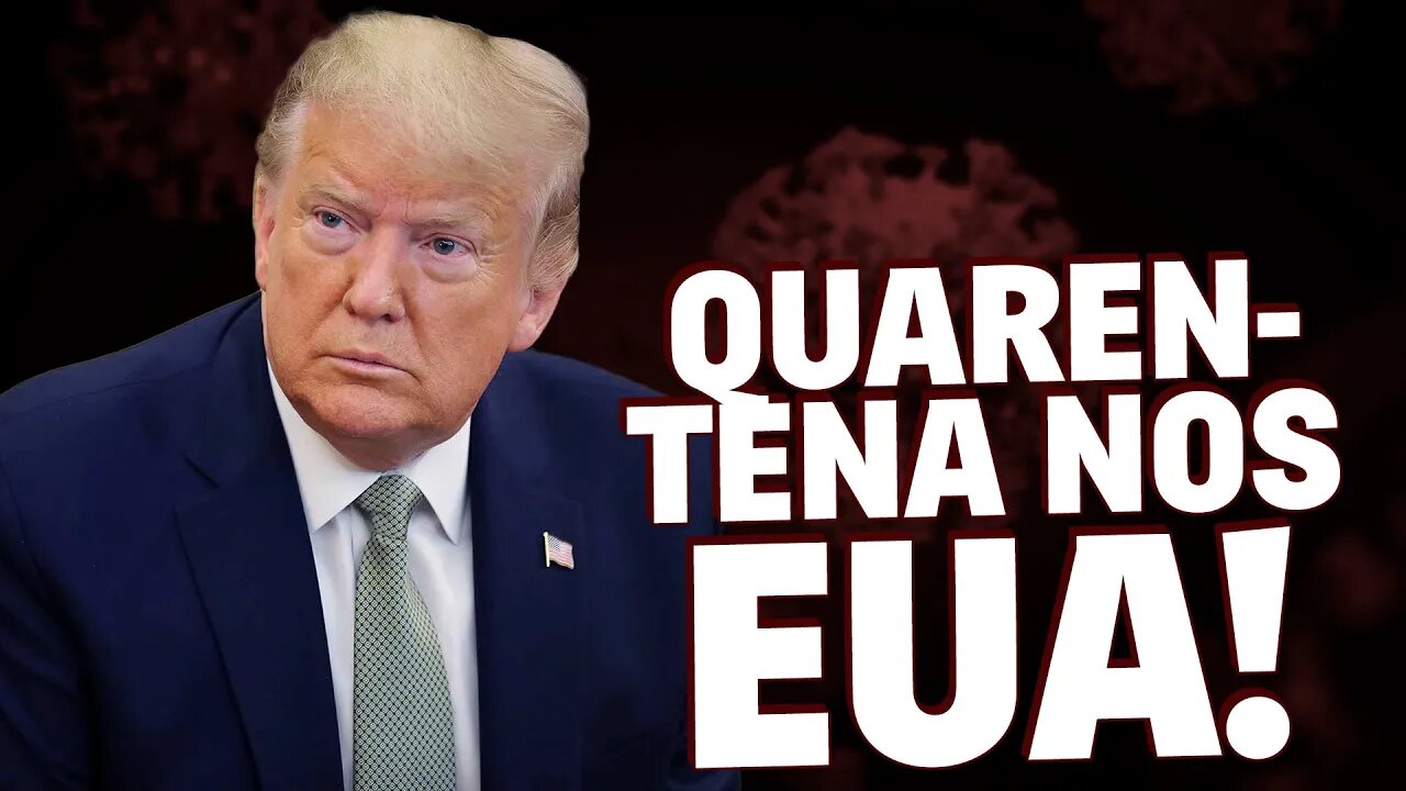 Donald Trump anuncia quarentena horizontal de 1 mês