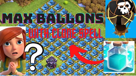 SHOCK BLASTER🥶 VS MAX BALLONS😱😱 + CLONE SPELLS. 🌊WHO WILL WIN??? LETS SEE!!🔥🔥💥⚡️ - Clash of clans