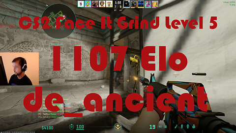 CS2 Face-It Grind - Face-It Level 5 - 1107 Elo - de_ancient