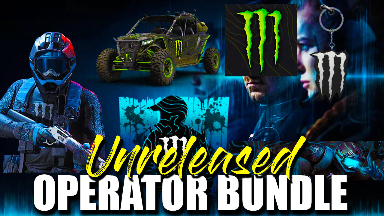 SECRET UNRELEASED Modern Warfare 3 Monster Energy Bundle (Leaked Cosmetics?)