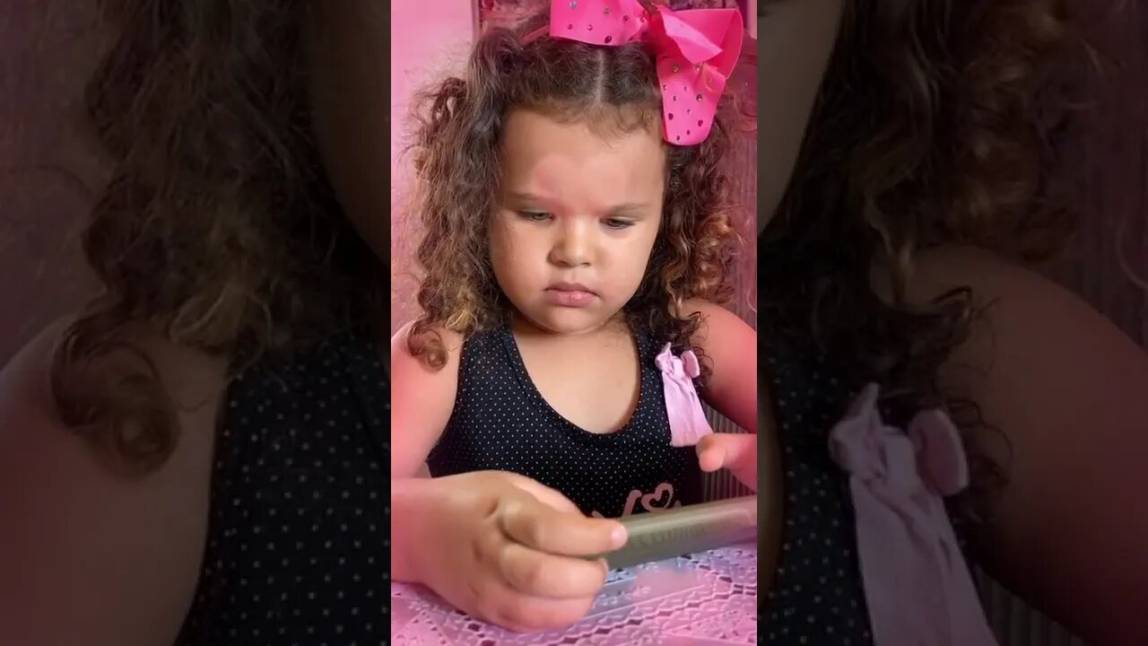 Estou APAIXONADA com esse FILTRO de corações - #shorts #linda #bebe #viral