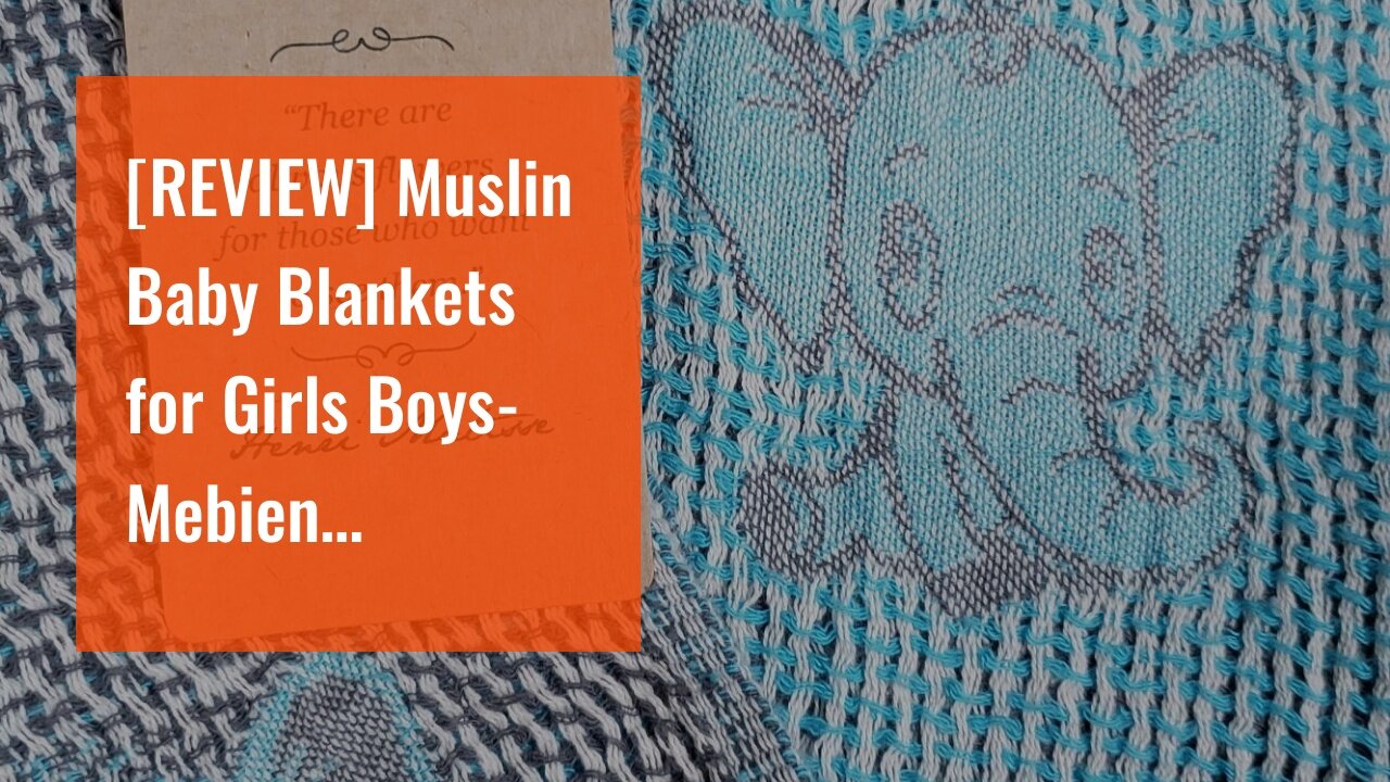 [REVIEW] Muslin Baby Blankets for Girls Boys-Mebien Receiving Stroller Crib Nursery Bedding Lig...