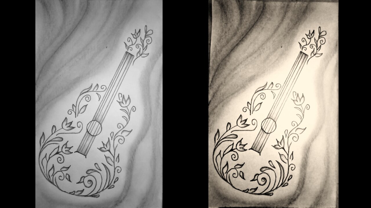 how to draw guitar | A Step-by-Step Guide on How to Draw a Guitar