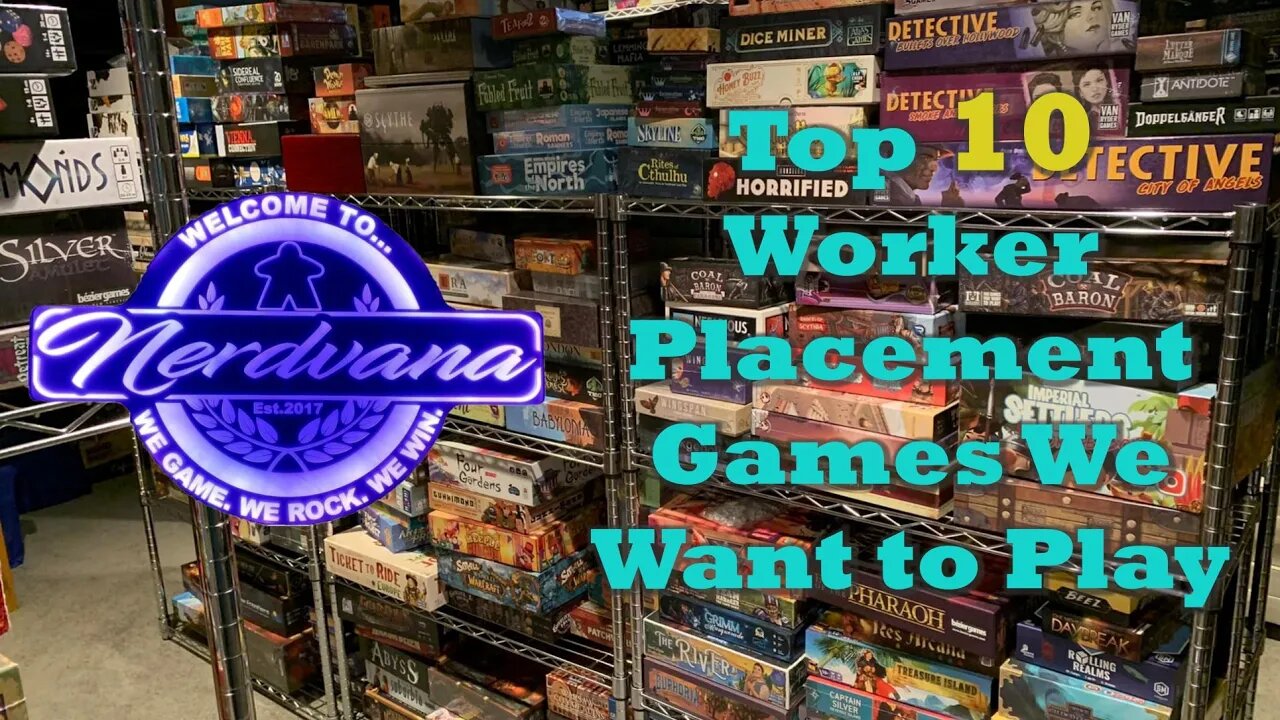 Top 10 Worker Placement Games We Want to Play