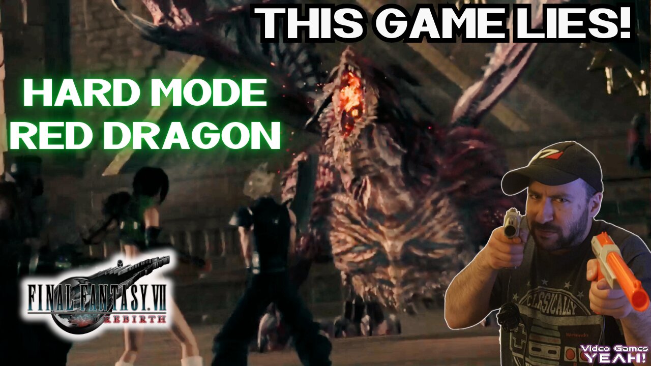 Hard Mode RED DRAGON is Rough! | Final Fantasy 7 Rebirth [Boss Fight Attempts]
