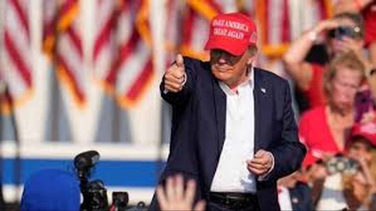 Trump returns to campaign trail uncertain who he's running against