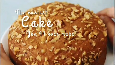 Make this super soft and yum cake All you need is 4 ingerdients. #easiestcake