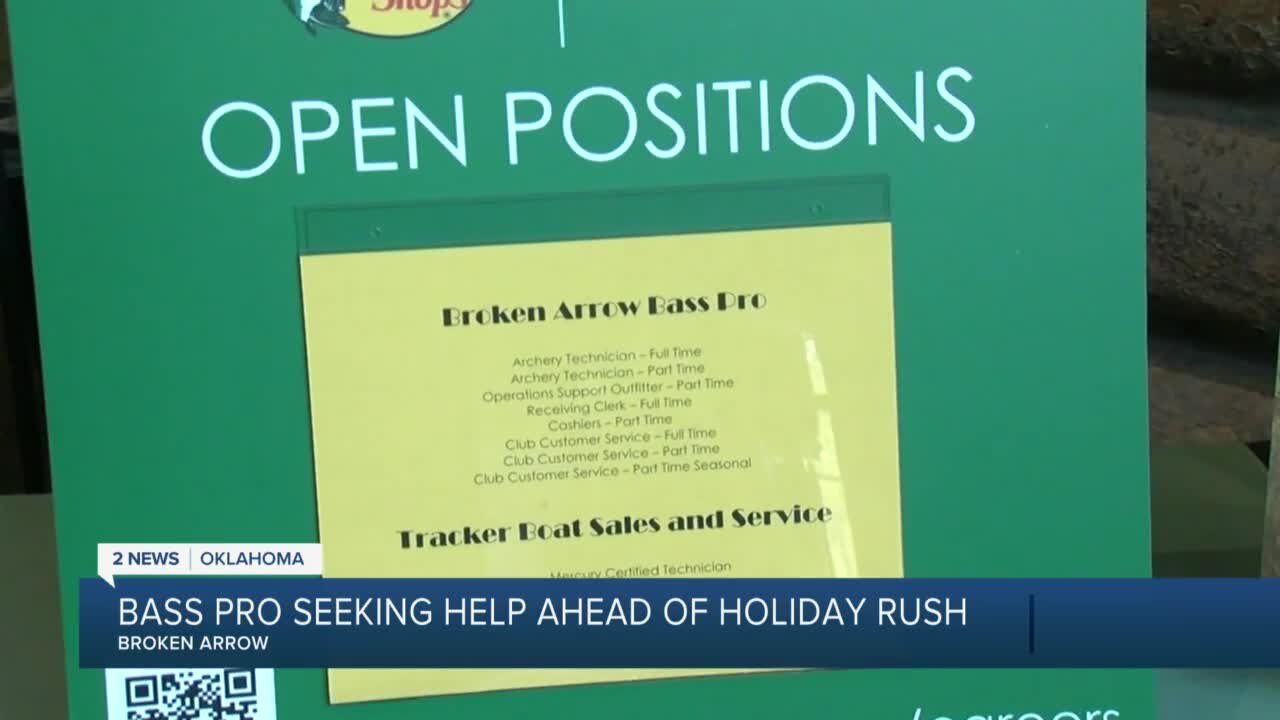 Bass Pro Seeking Help Ahead of Holiday Rush