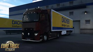 ETS2 Gameplay | Renault T 520 | Erfurt to Nuremberg | Gnocchi 18t