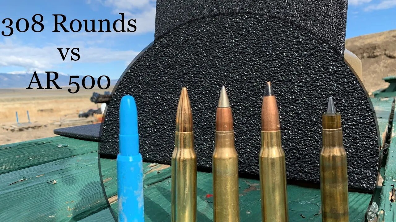 308 SLAP Round vs 1/2" AR 500 Armor Plate
